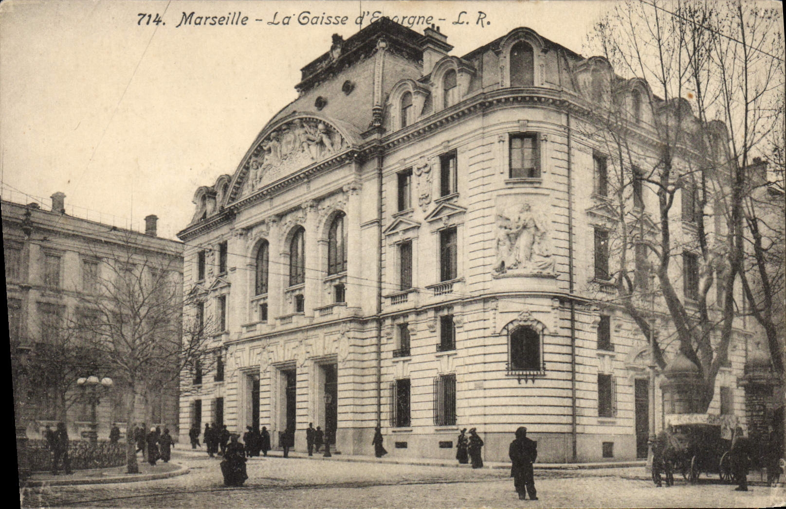 CPA Marseille La Gaisse d'Enargne 