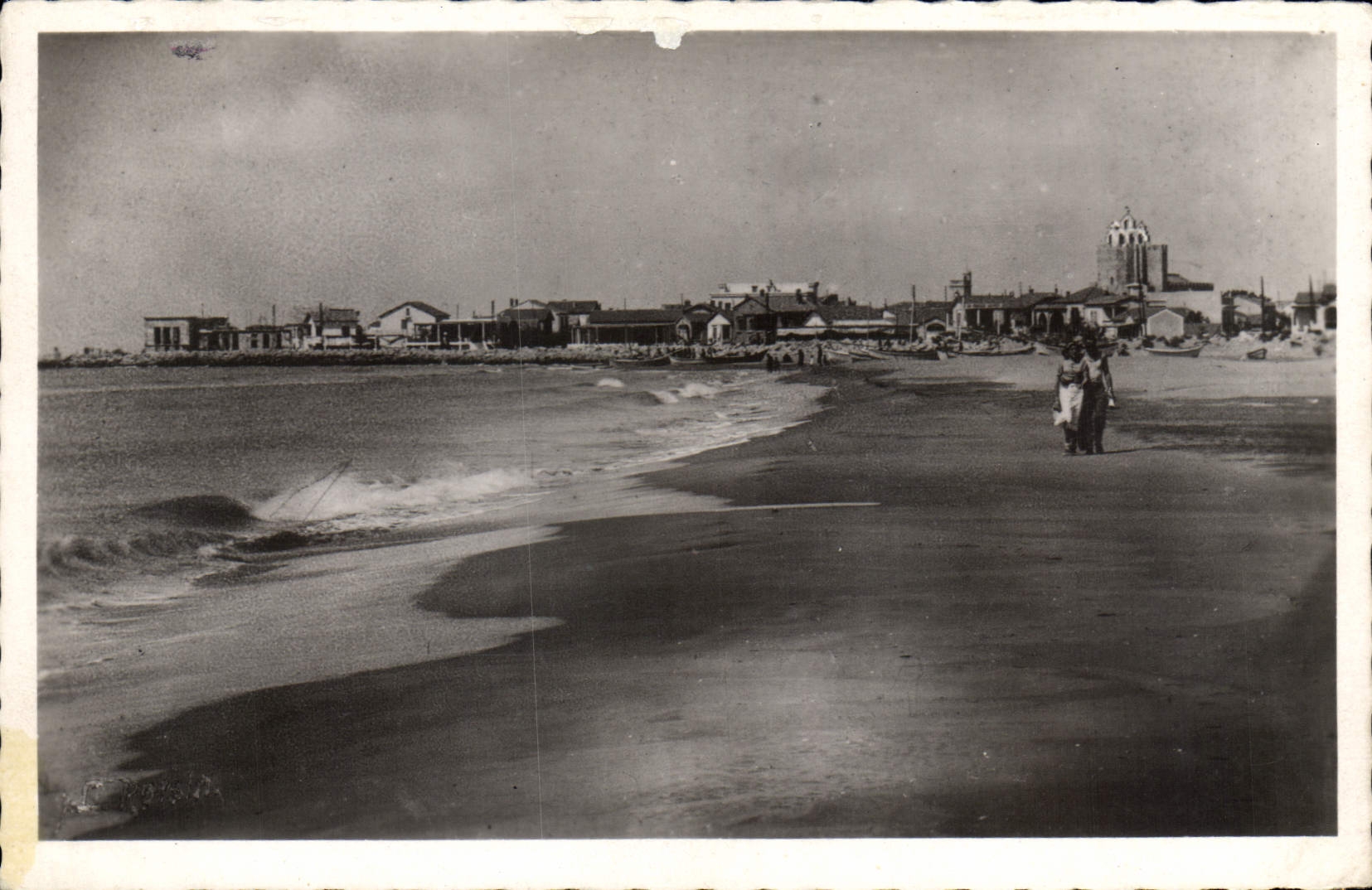 CPA Saintes Maries de la Mer B du Rh La Plage 