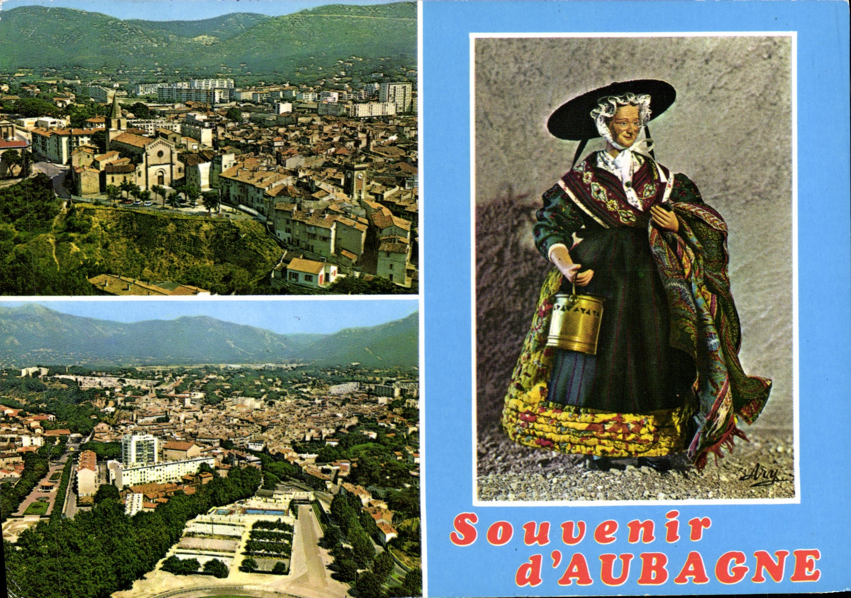 CPSM Souvenir d'Aubagne Cite des Santanniers