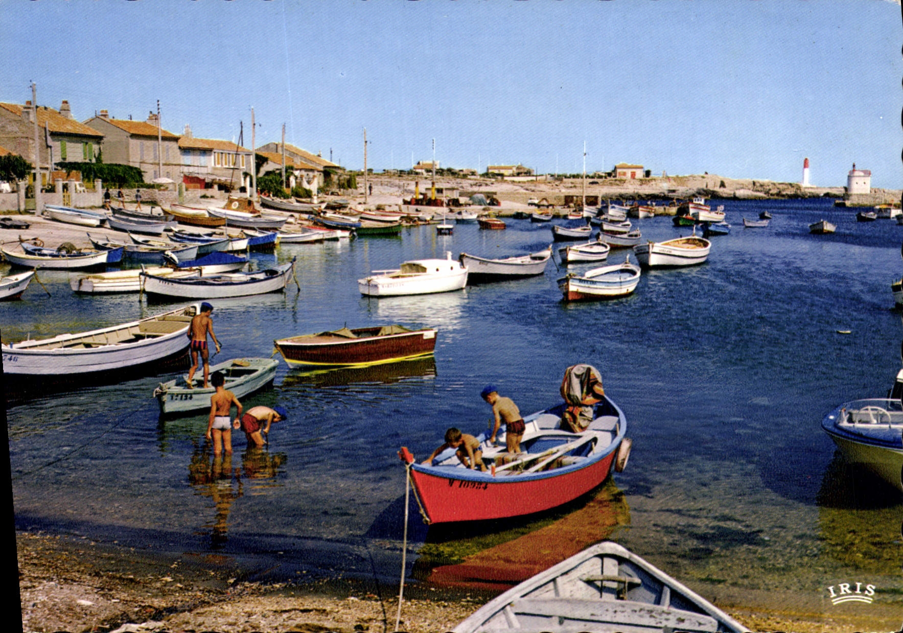 CPSM La Cote Bleue Sausset les Pins B du R Le Petit Port 