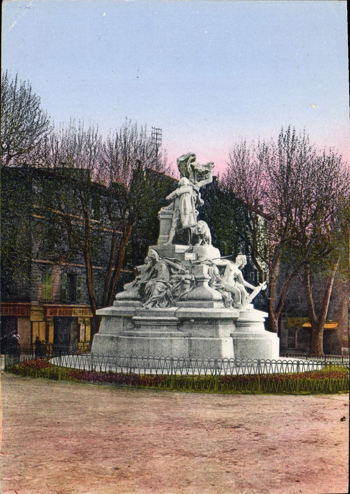 CPSM Aix en Provence du R Monument de Mirabeau 