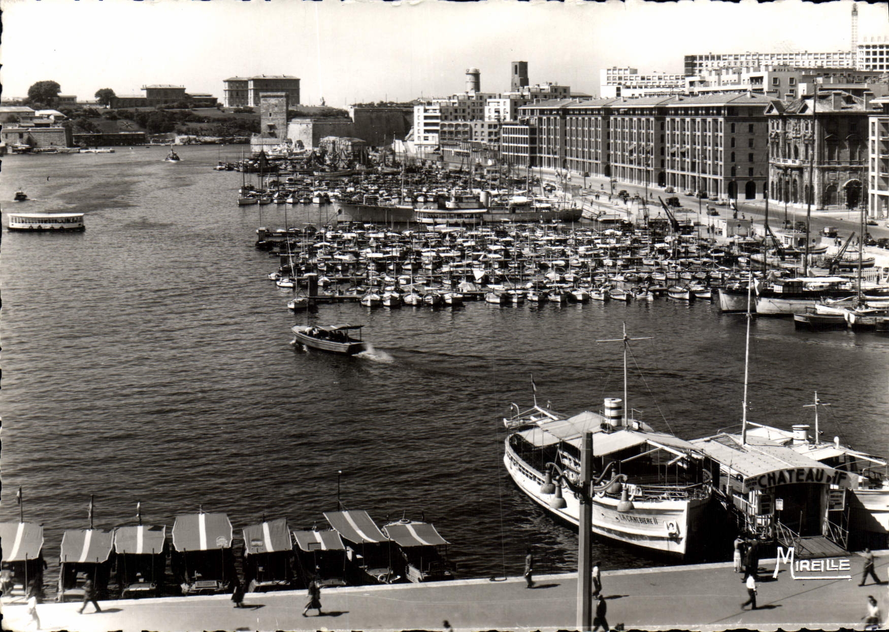 CPSM Marseille B du R Le Vieux Port