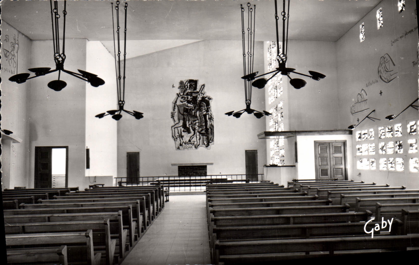 CPA Villers Bocage Calvados Interieur de l'Eglise