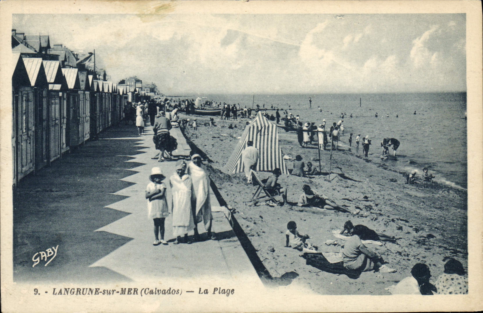 CPA Langrune sur Mer Calvados La Plage 