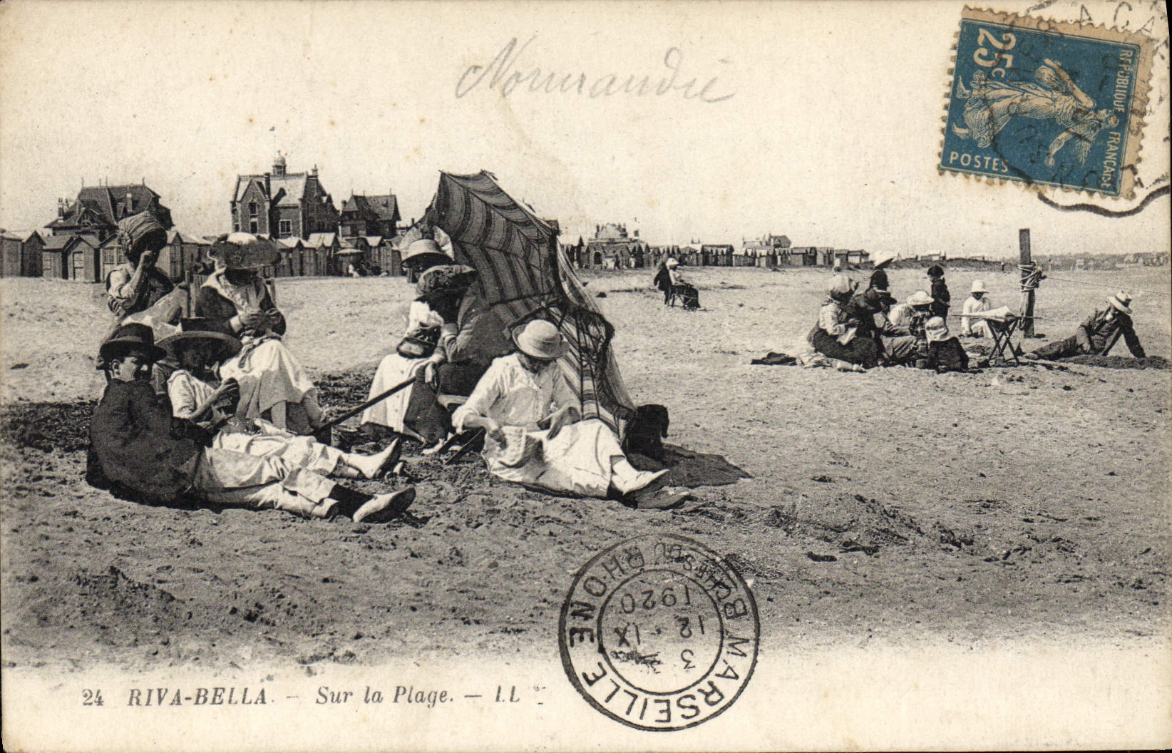 CPA Riva Bella Sur la Plage 