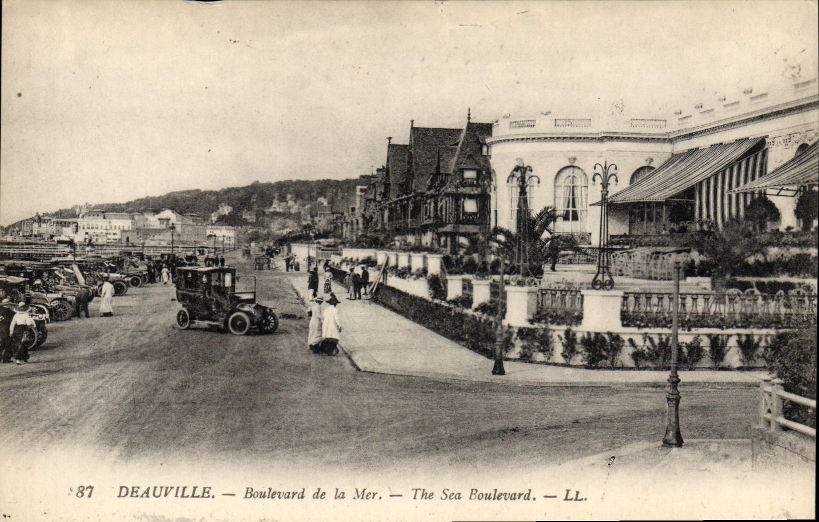 CPA Deauville Boulevard de la Mer 