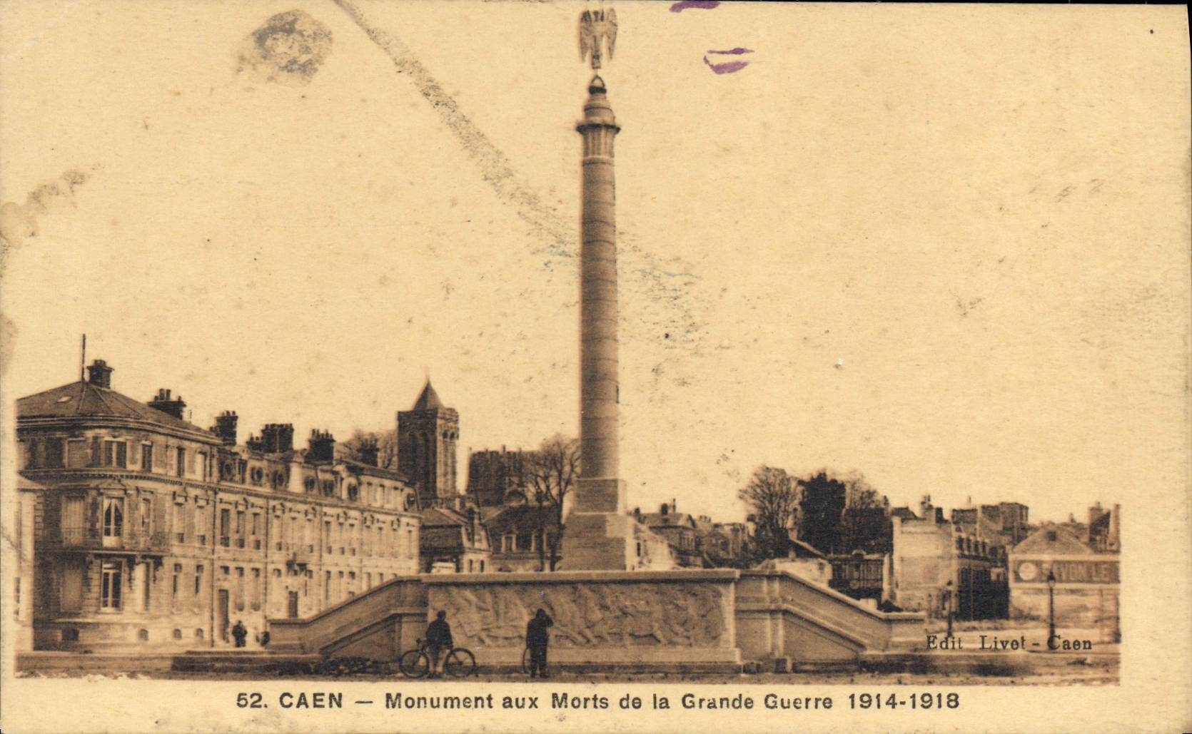 CPA Caen Monument aux Morts de la Grande Guerre 1914 1918 