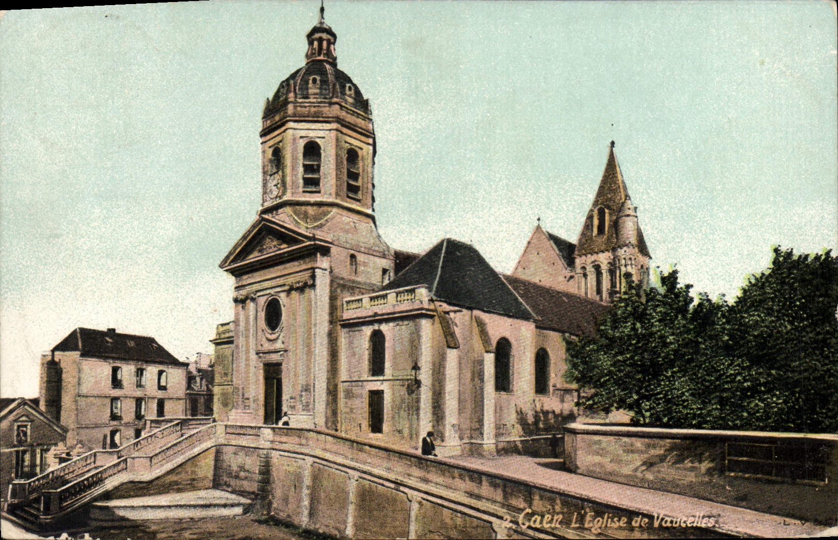 CPA Caen L'Eglise de Vaucelles 
