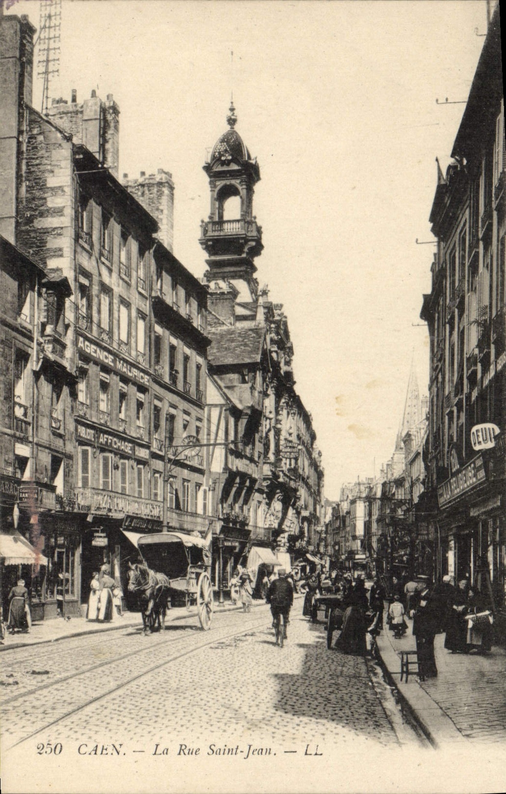 CPA Caen La Rue Saint Jean 