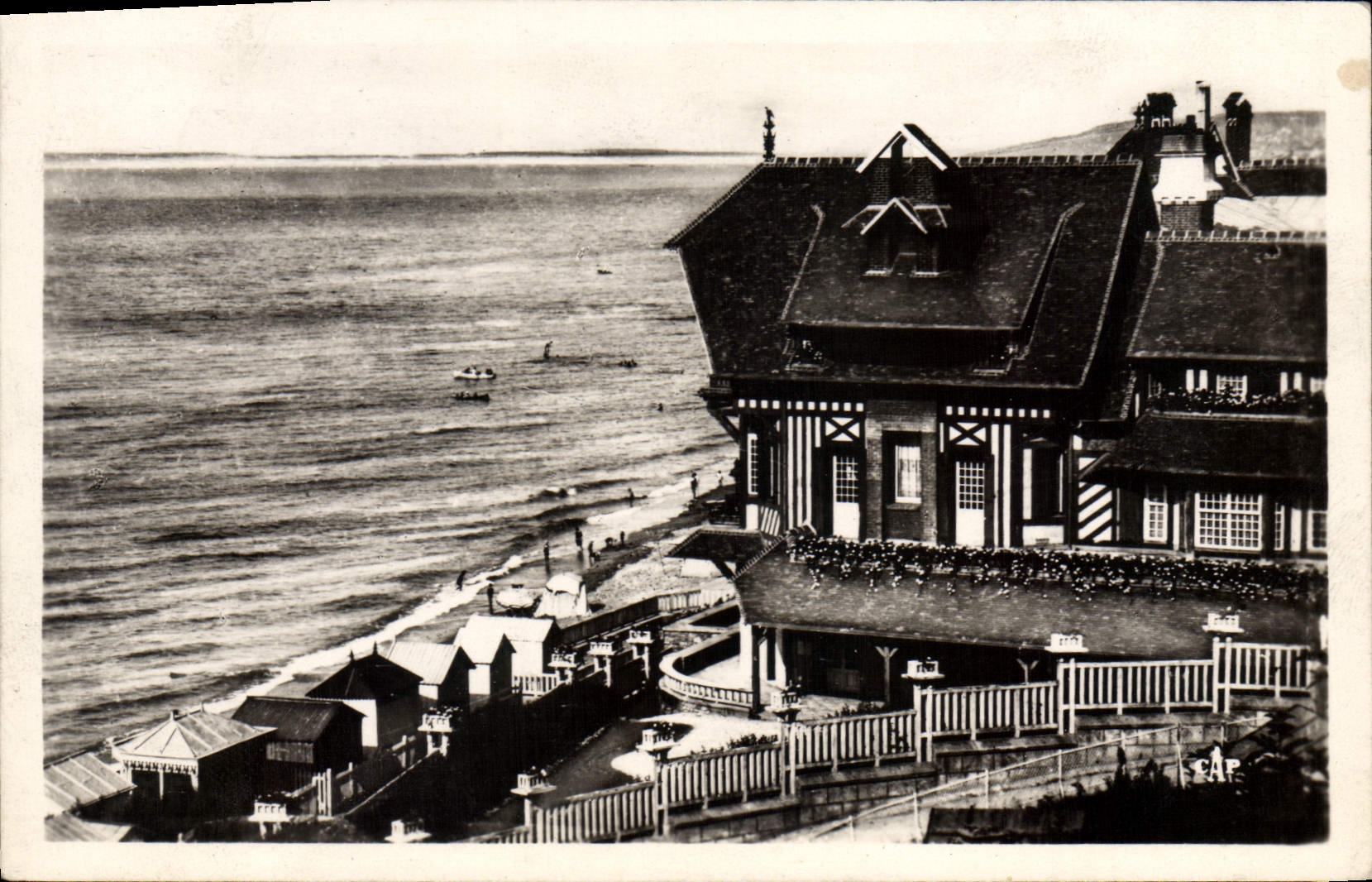 CPA Villers sur Mer Vue vers la Plage 