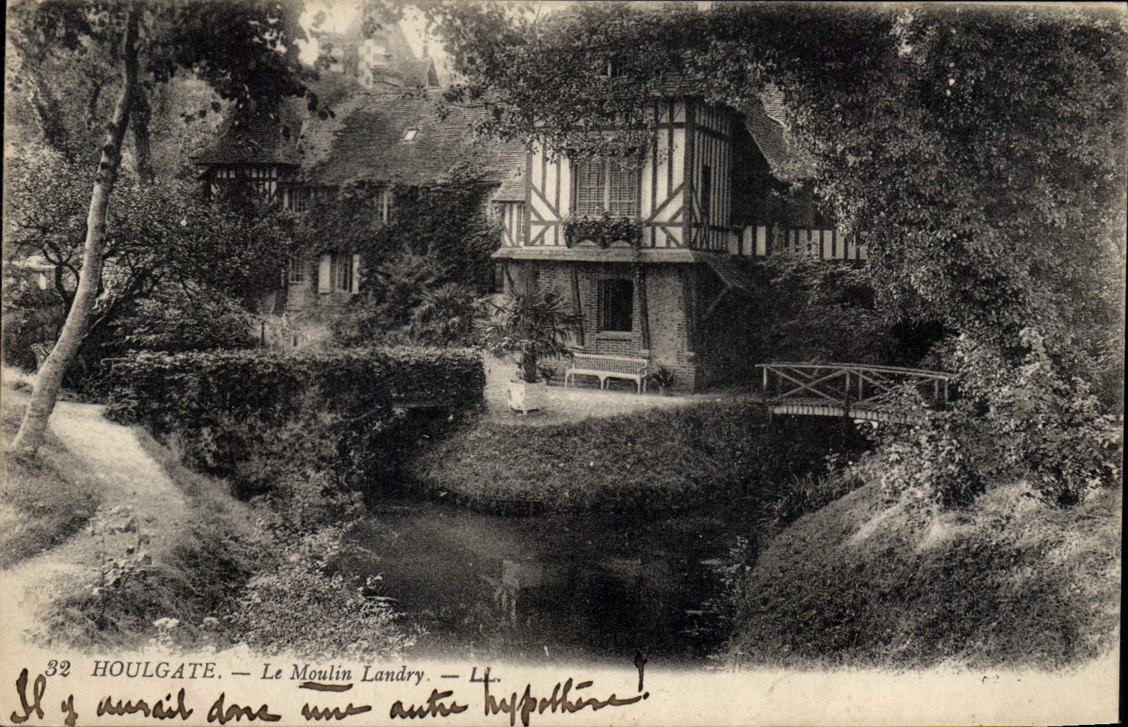 CPA Houlgate Le Moulin Laundry 