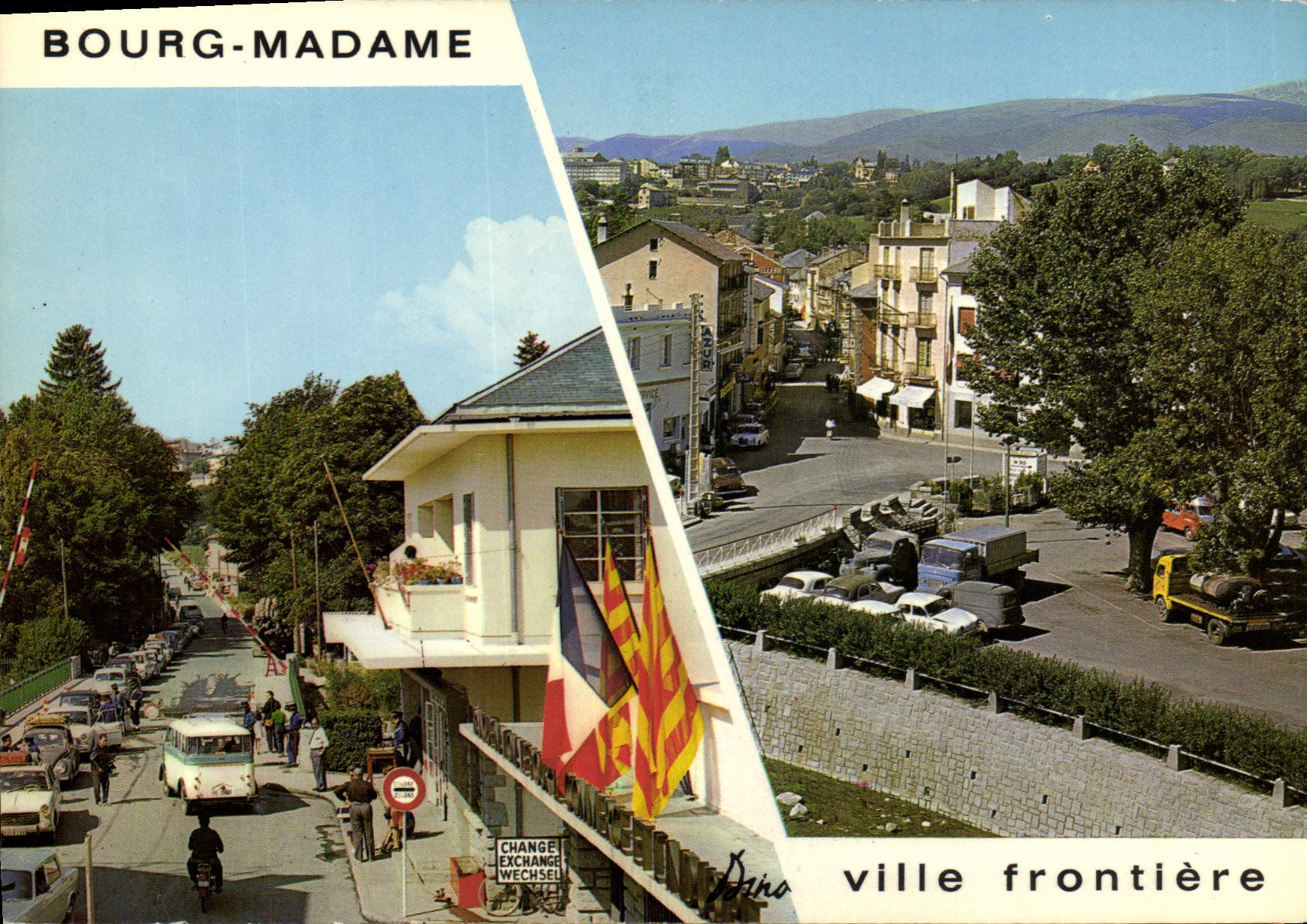 CPSM Bourg Madame ville frontiere