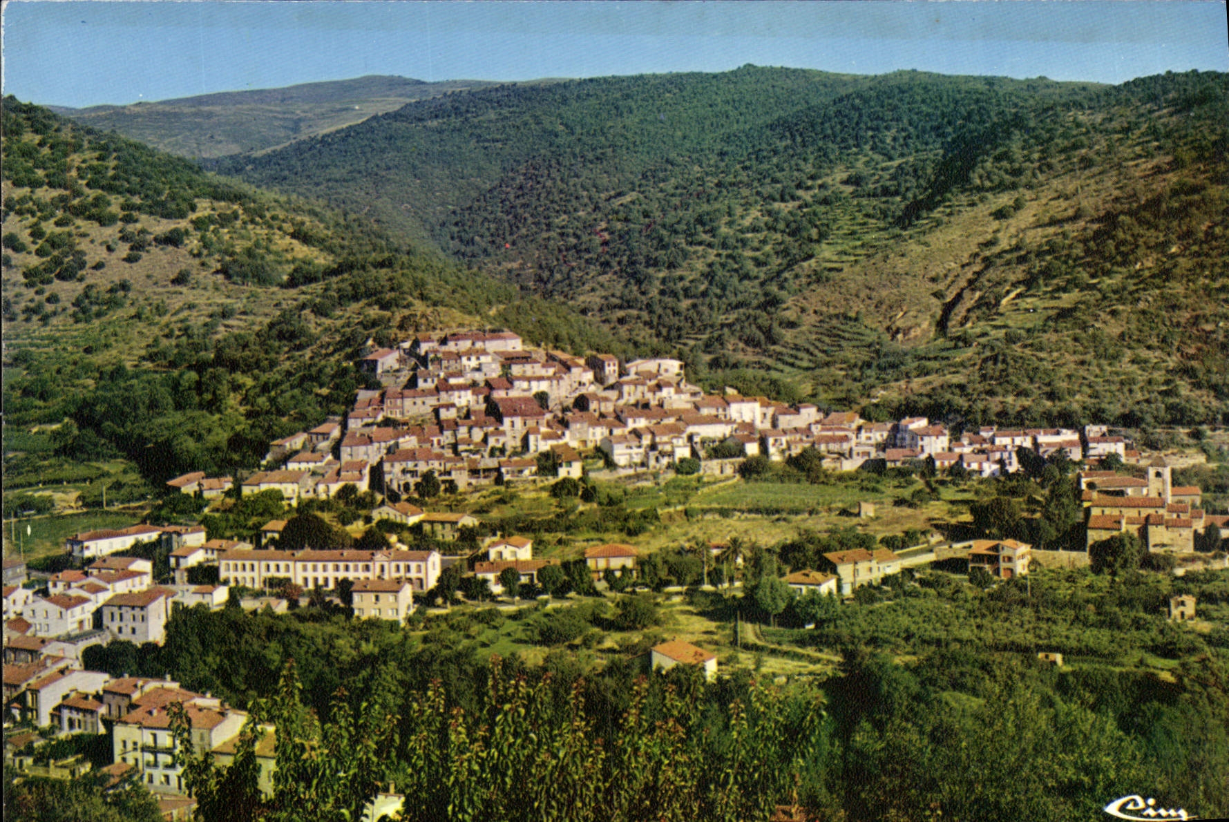 CPSM Ria Pyr Or Vue generale aerienne