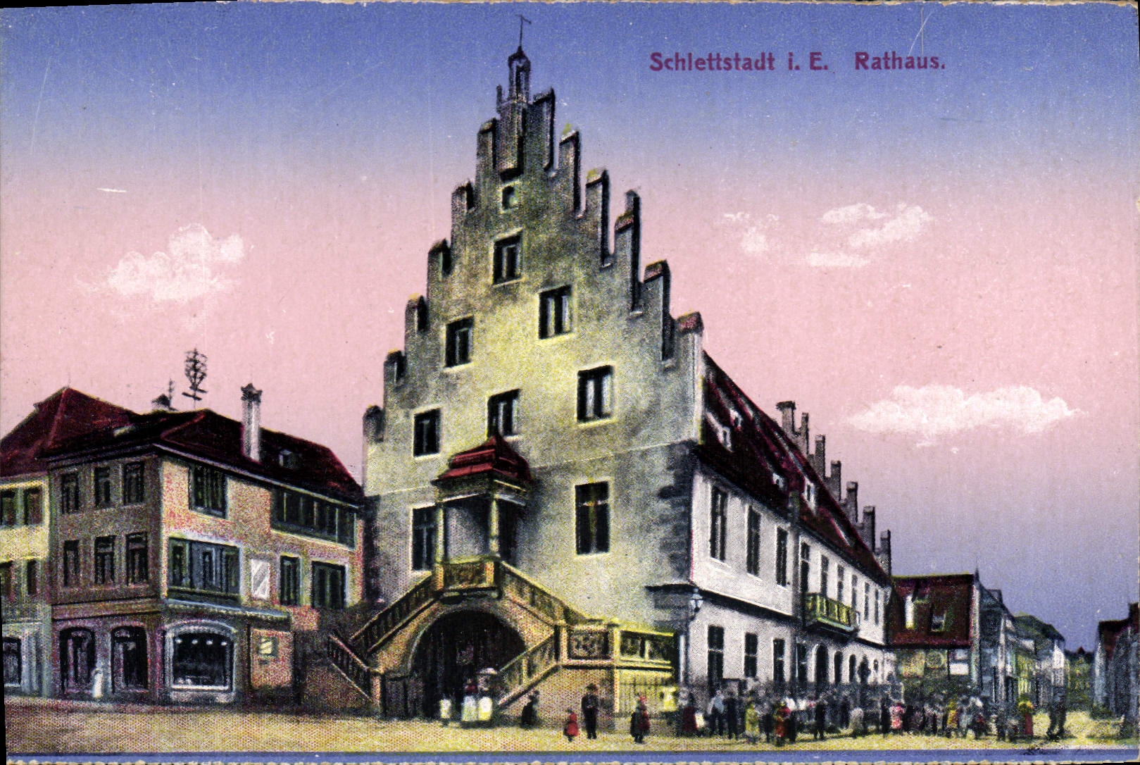 CPA Schlettstadt IE Rathaus 