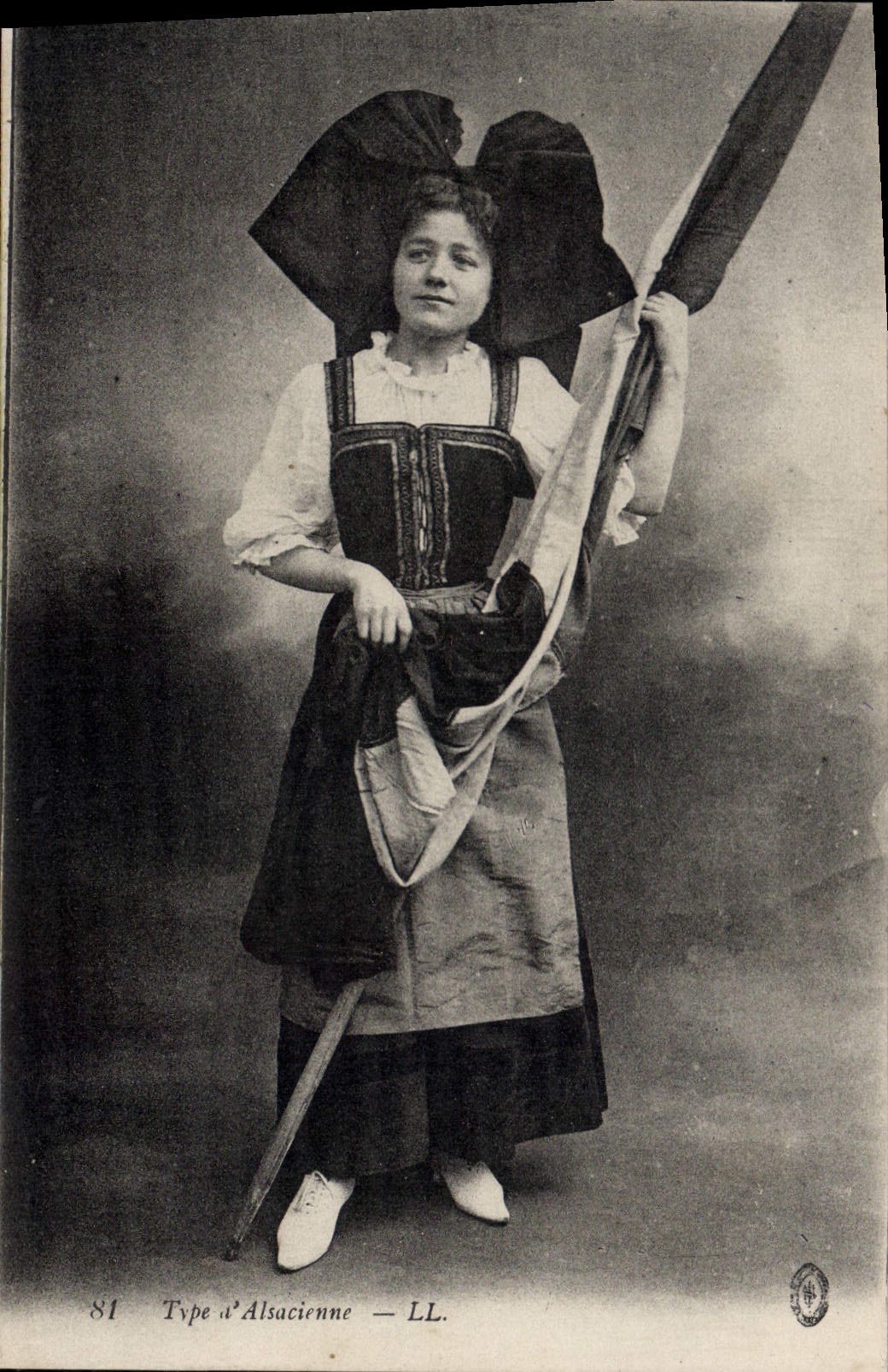 CPA Type d'Alsacienne 