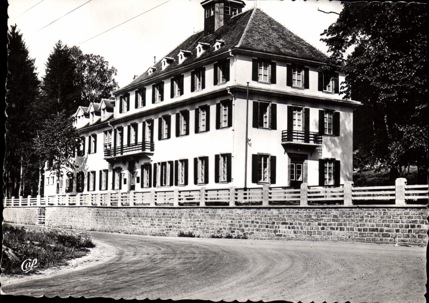 CPSM Merlebach Moselle Maison de Convalescence de liebfrauenthal société secours Minière