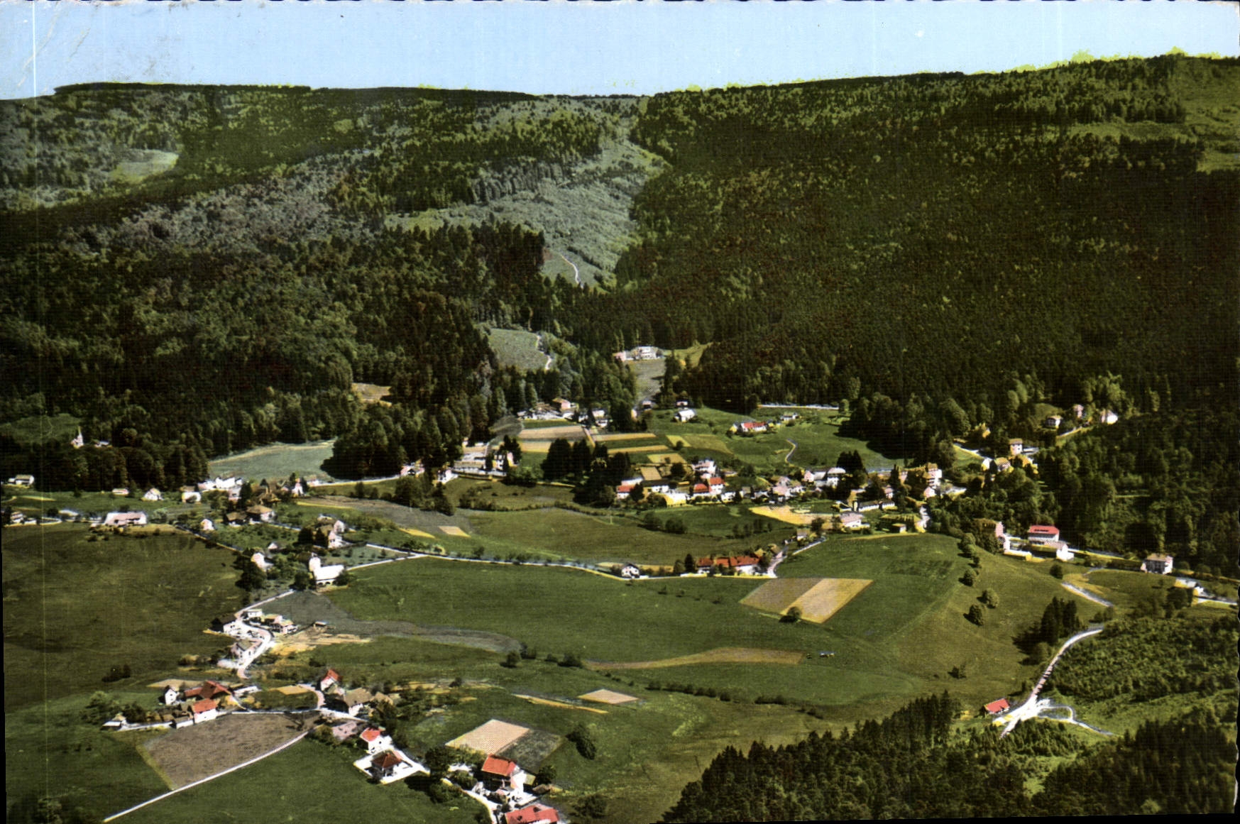 CPSM Le Hohwald Bas Rhin Vue generale aerienne