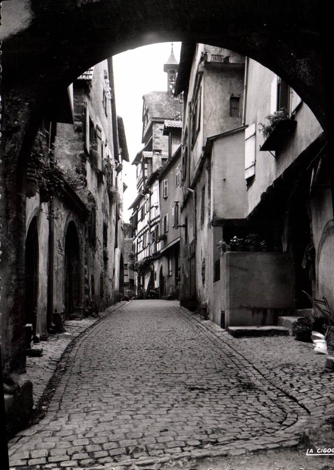 CPSM Riquewihr Rue des Juifs 