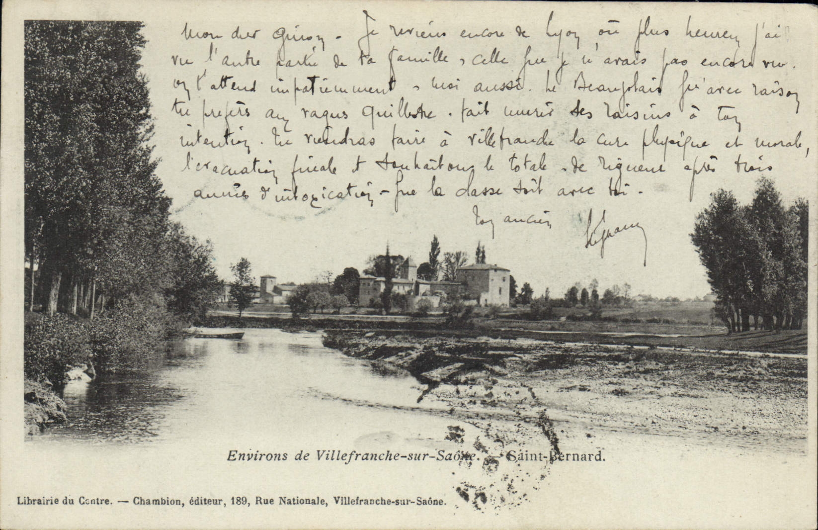 CPA Environs de Villefranche sur Savoie Saint Bernard