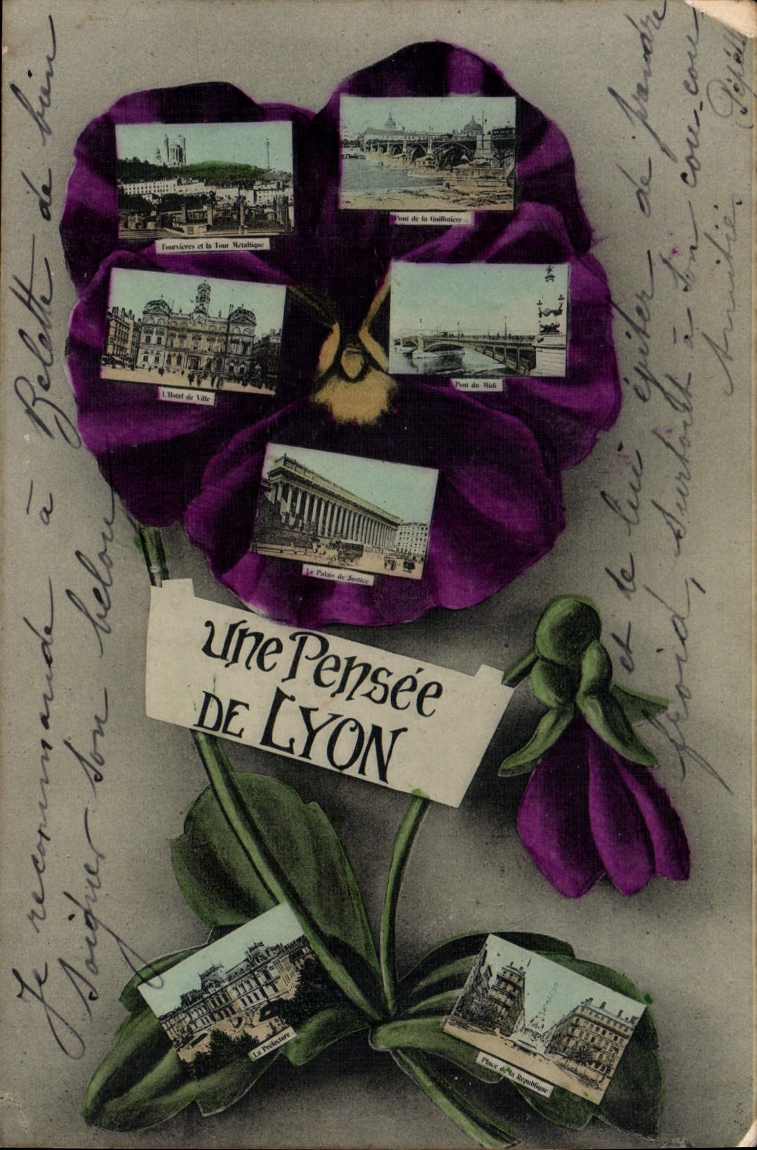 CPA Une Pensee de Lyon 