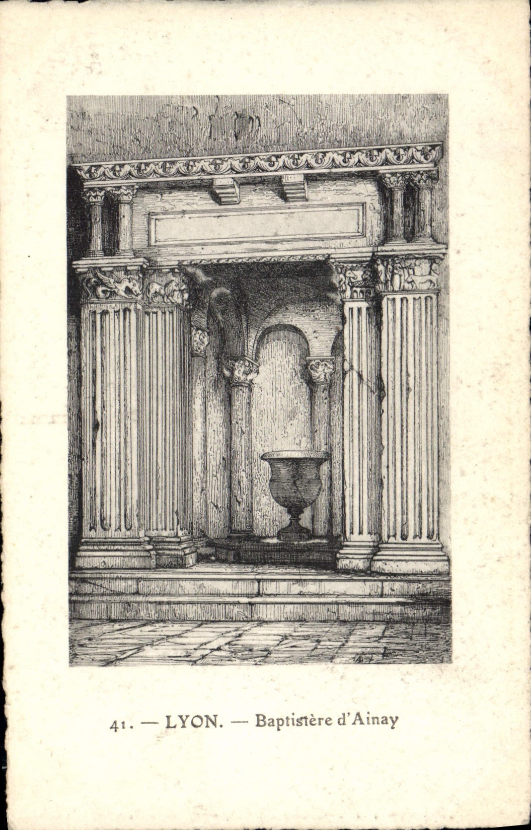 CPA Lyon Baptistere d'Ainay 