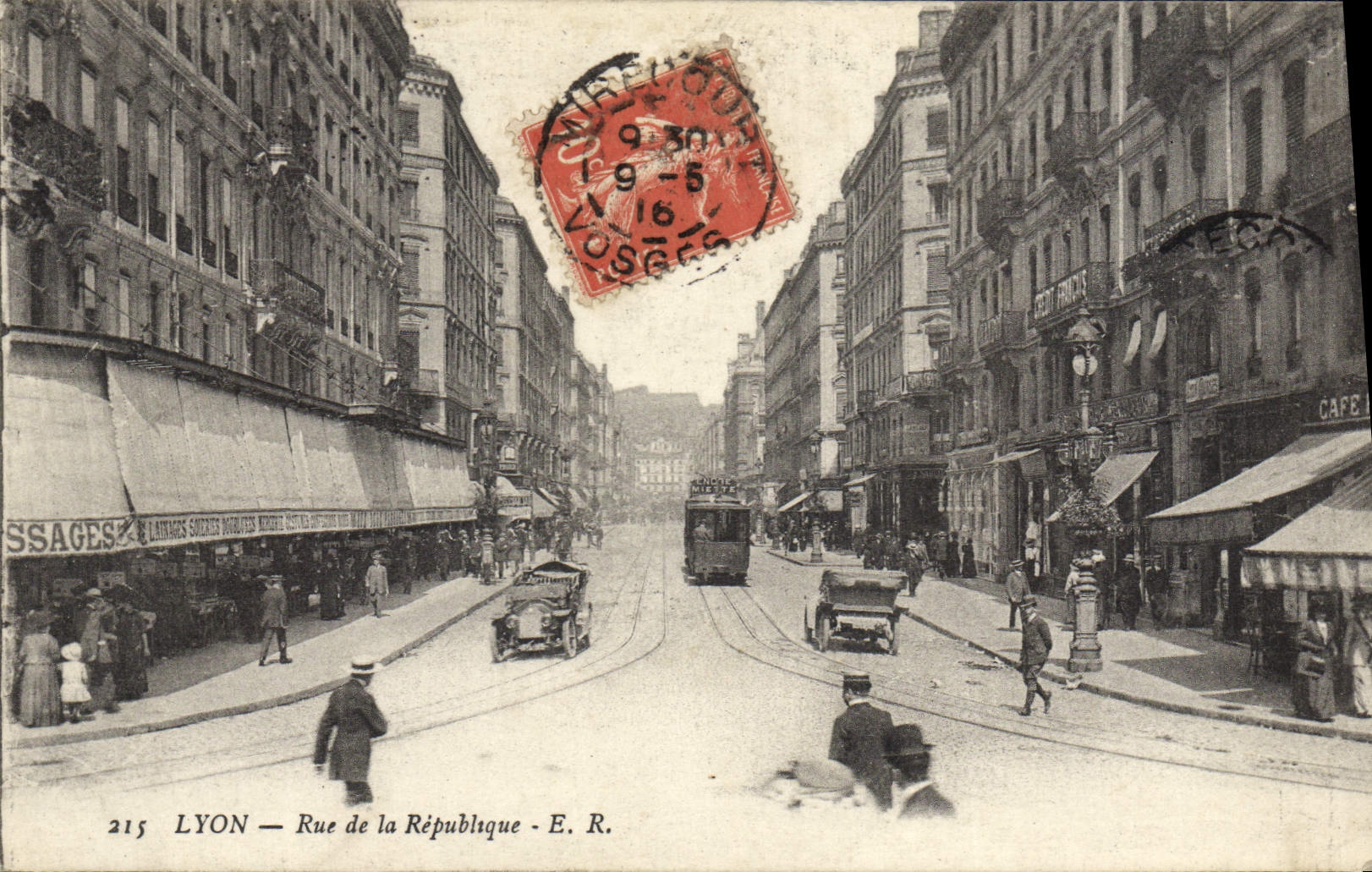 CPA Lyon Rue de la Republique 