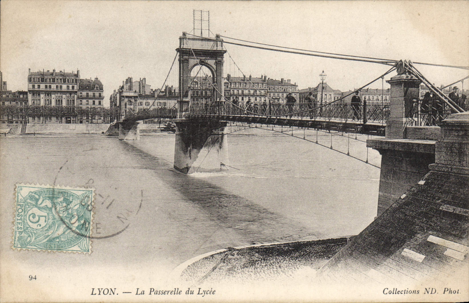 CPA Lyon La Passerelle du Lycee 