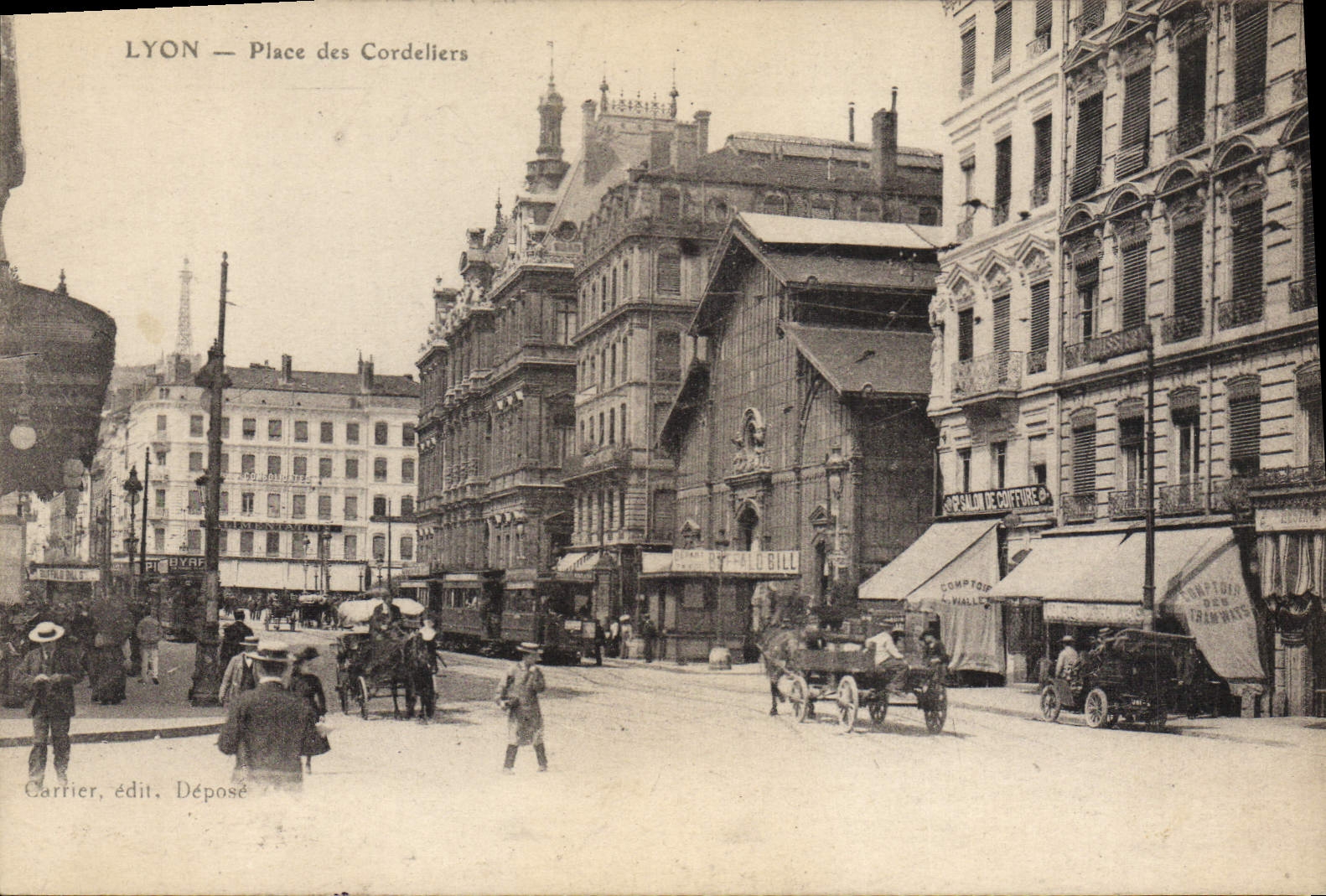 CPA Lyon Place des Cordeliers 