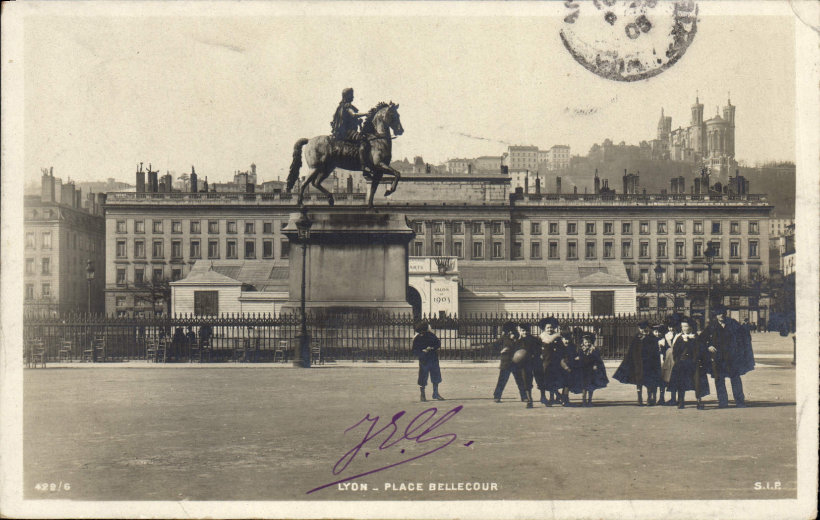 CPA Lyon Place Bellecour 