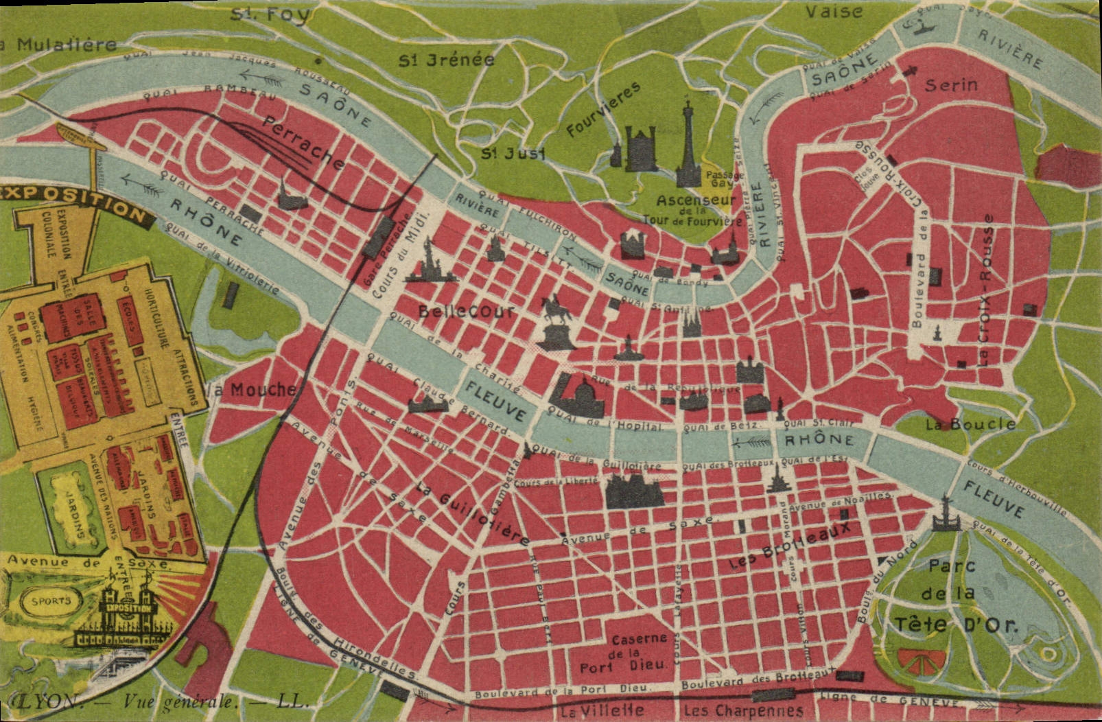 CPA Lyon Vue generale 