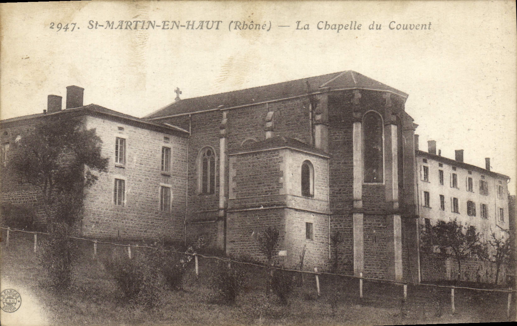 CPA St Martin En Haut Rhone La Chapelle du Couvent