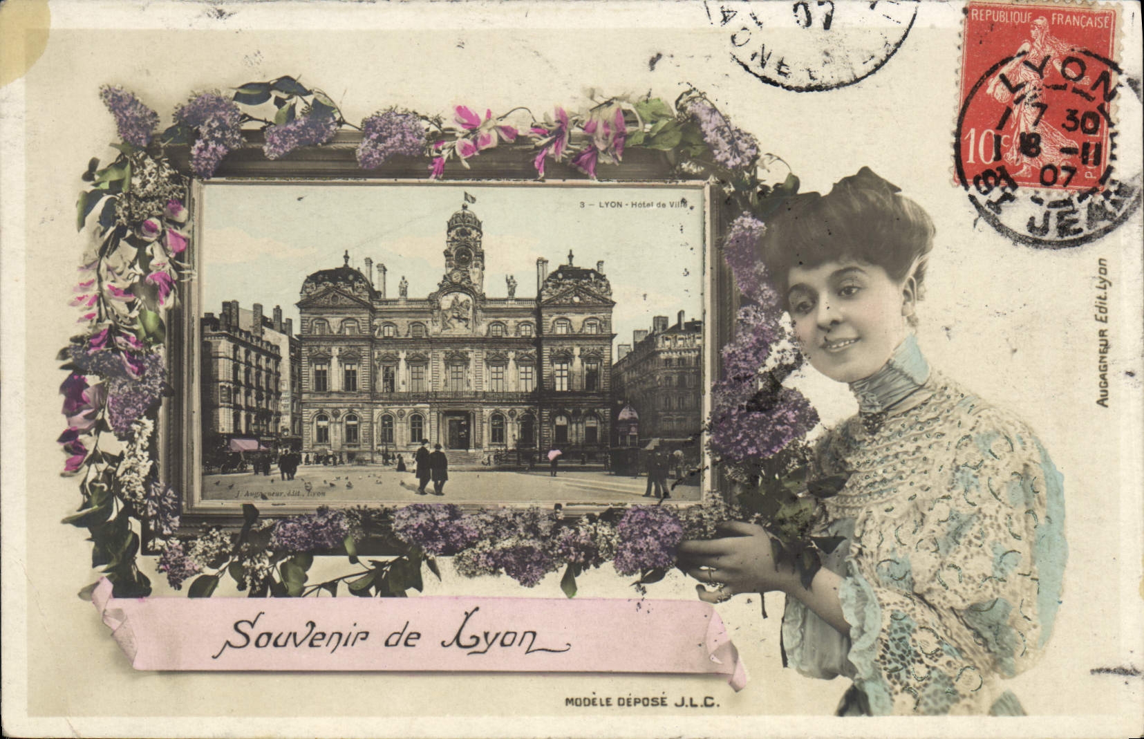 CPA Souvenir de Lyon 