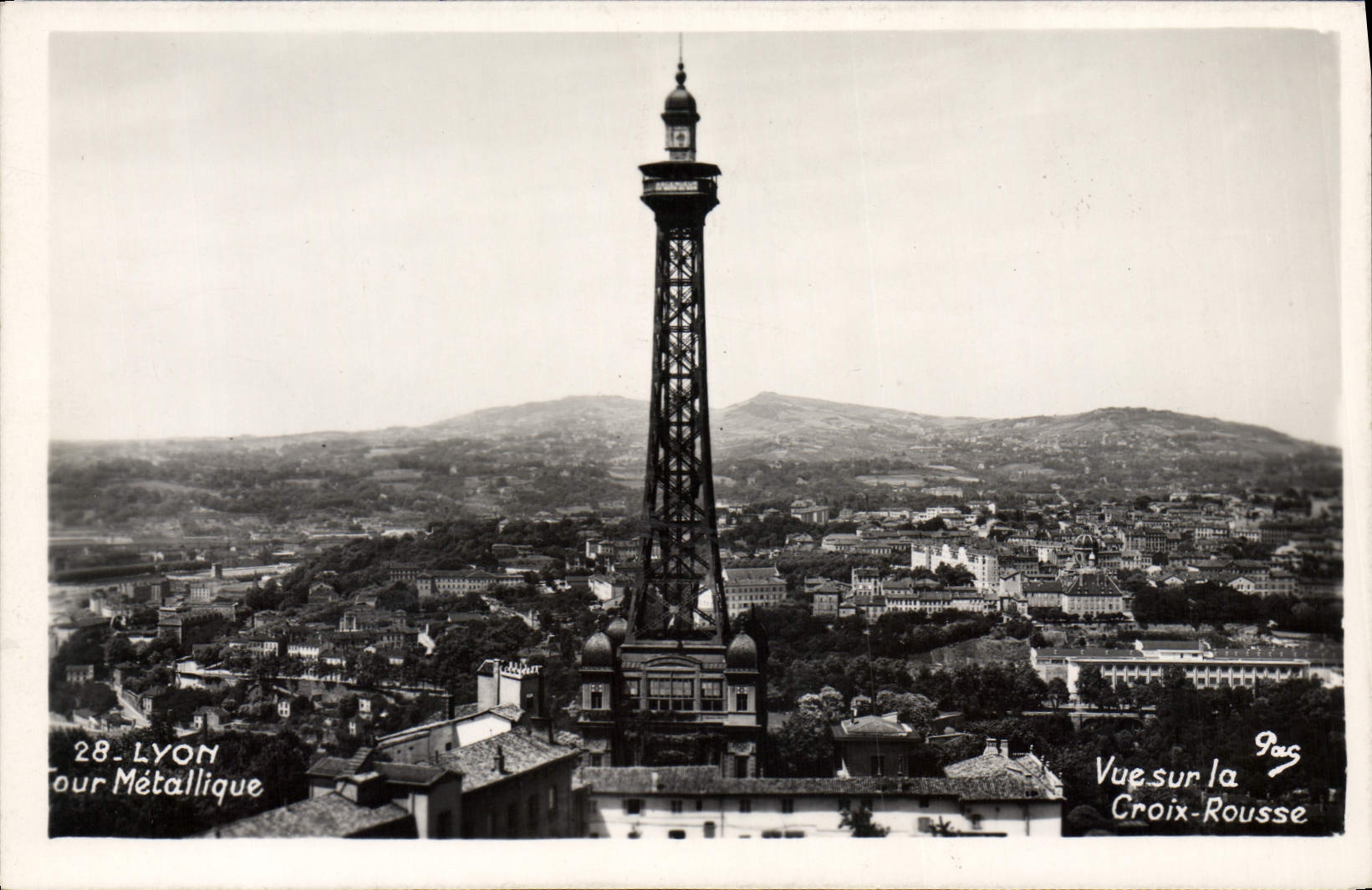 CPA Lyon Tour Metallique 