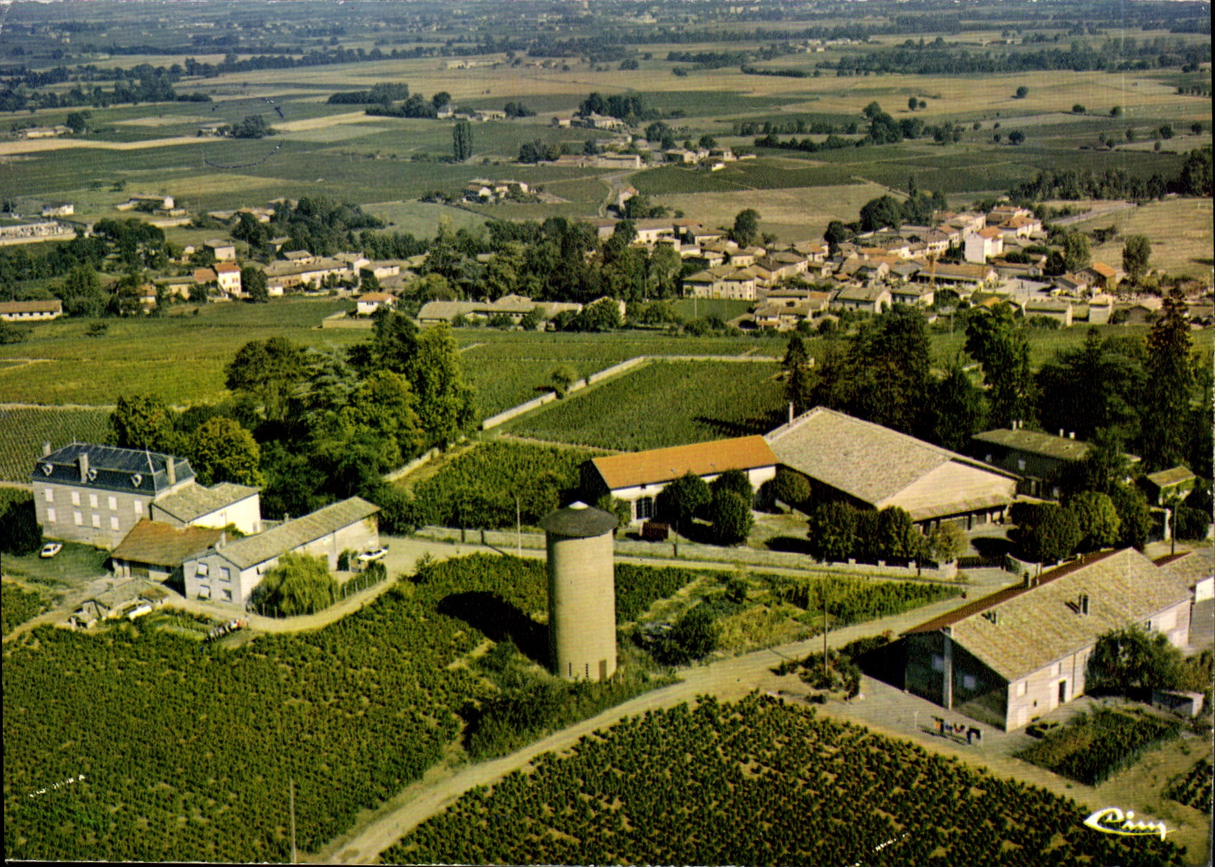 CPSM Charentay Rhone Vue generale aerienne