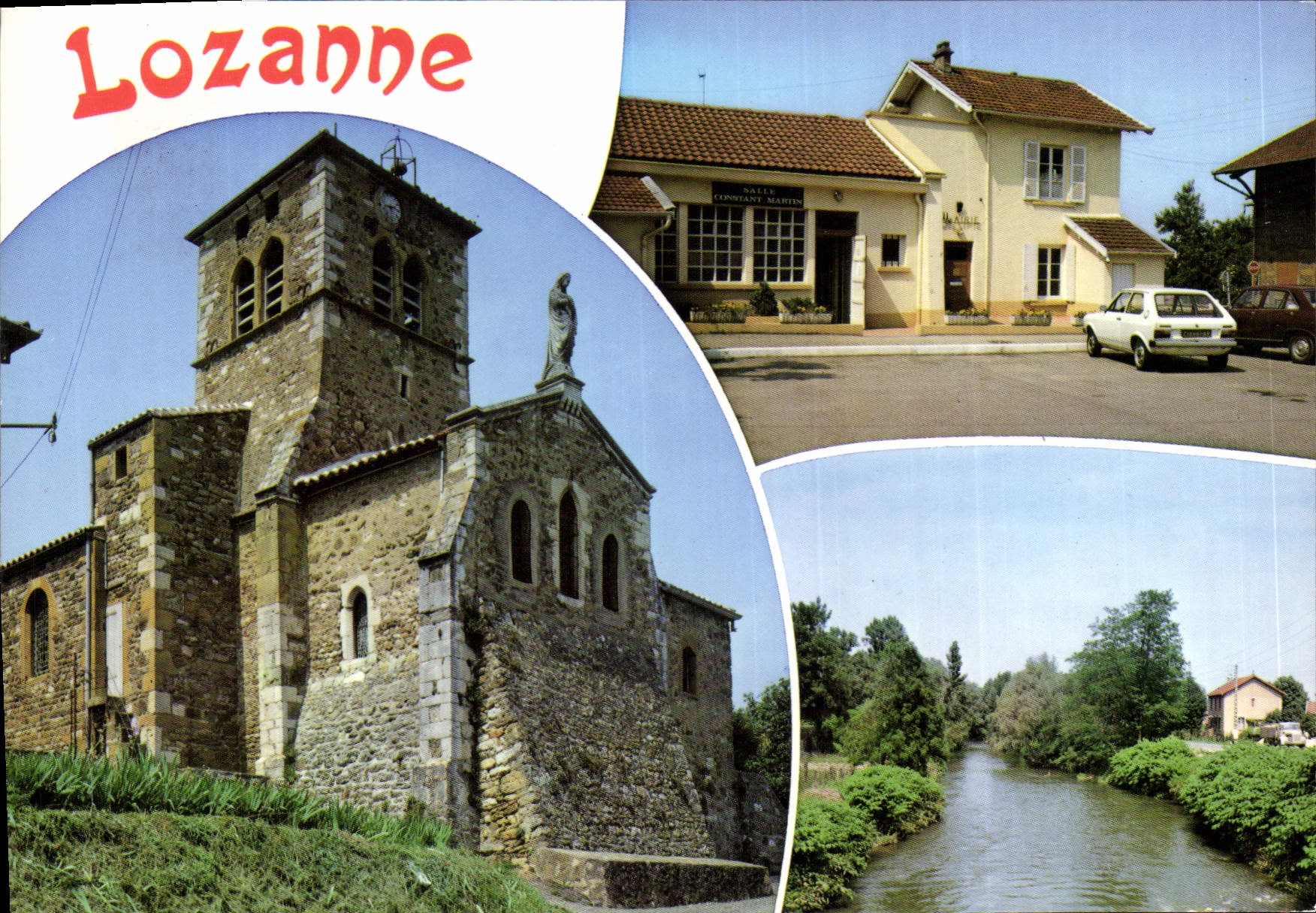CPSM Lozanne Rhone 