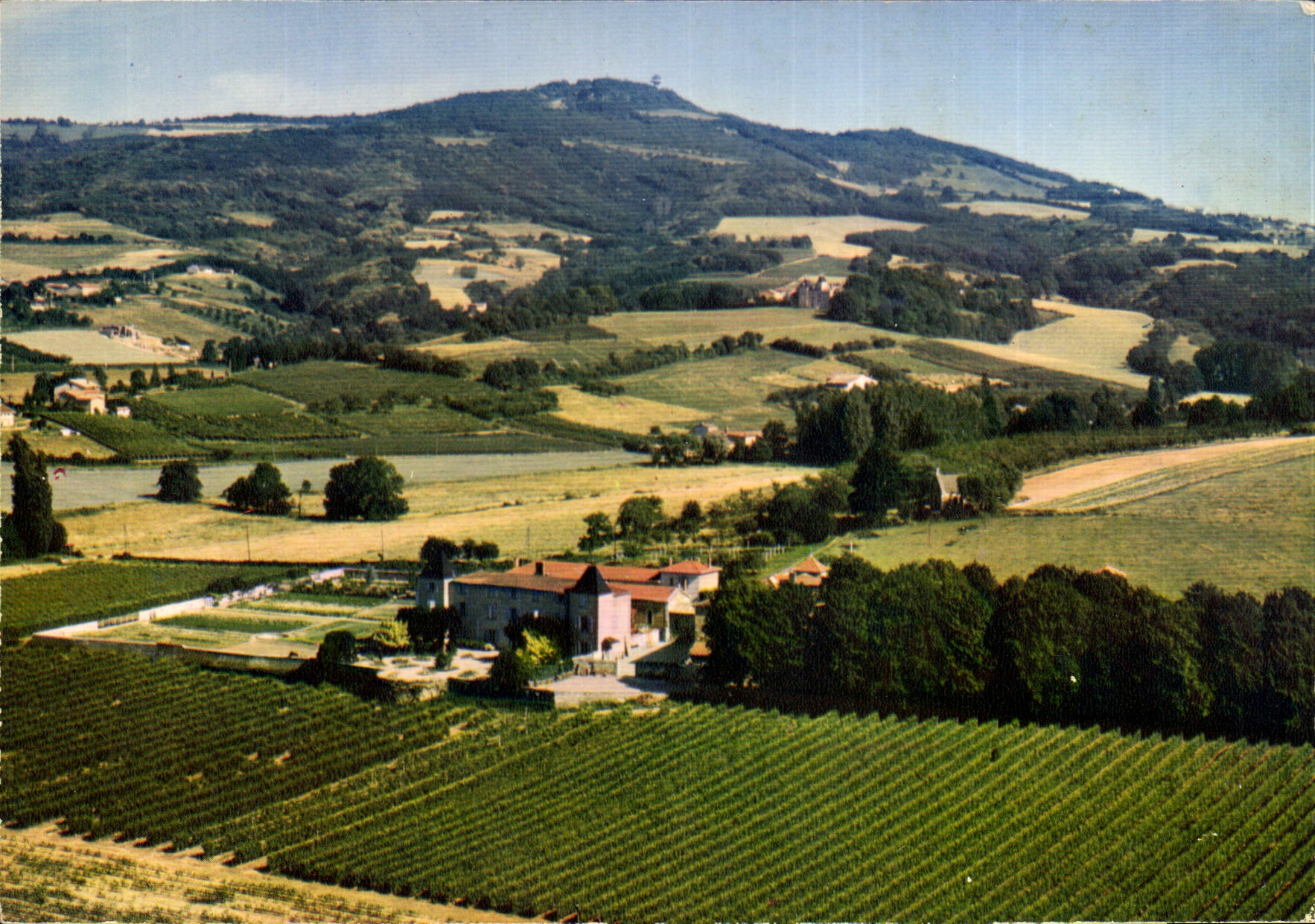 CPSM Chasselay Rhone Vue aerienne
