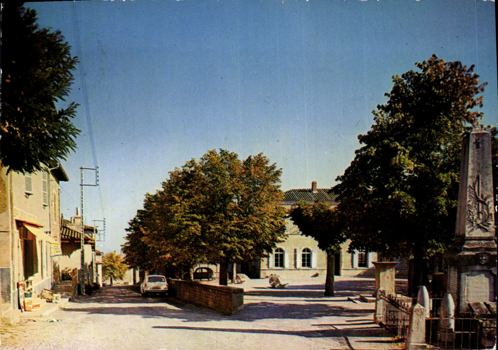 CPSM Saint Etienne La Varenne Rhone Centre du Village