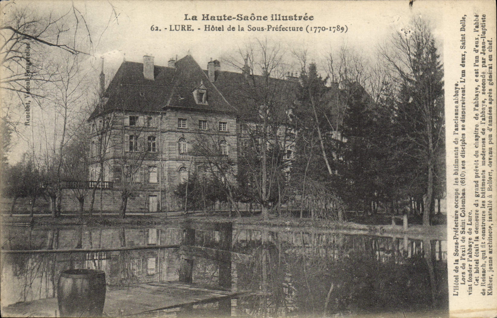 CPA Lure Hotel de la Sous Prefecture 1770 1789 