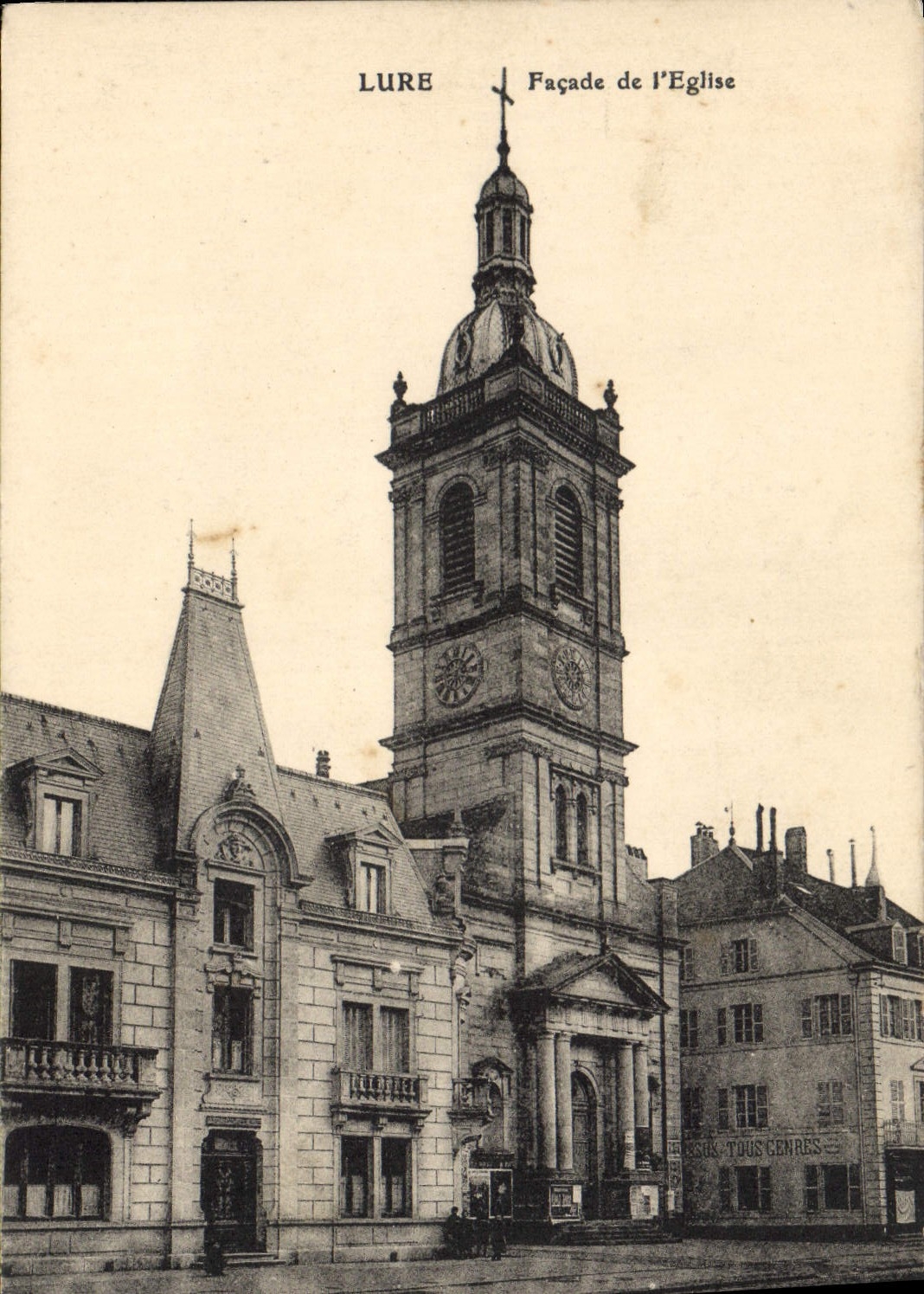 CPA Lure Facade de l'Eglise 