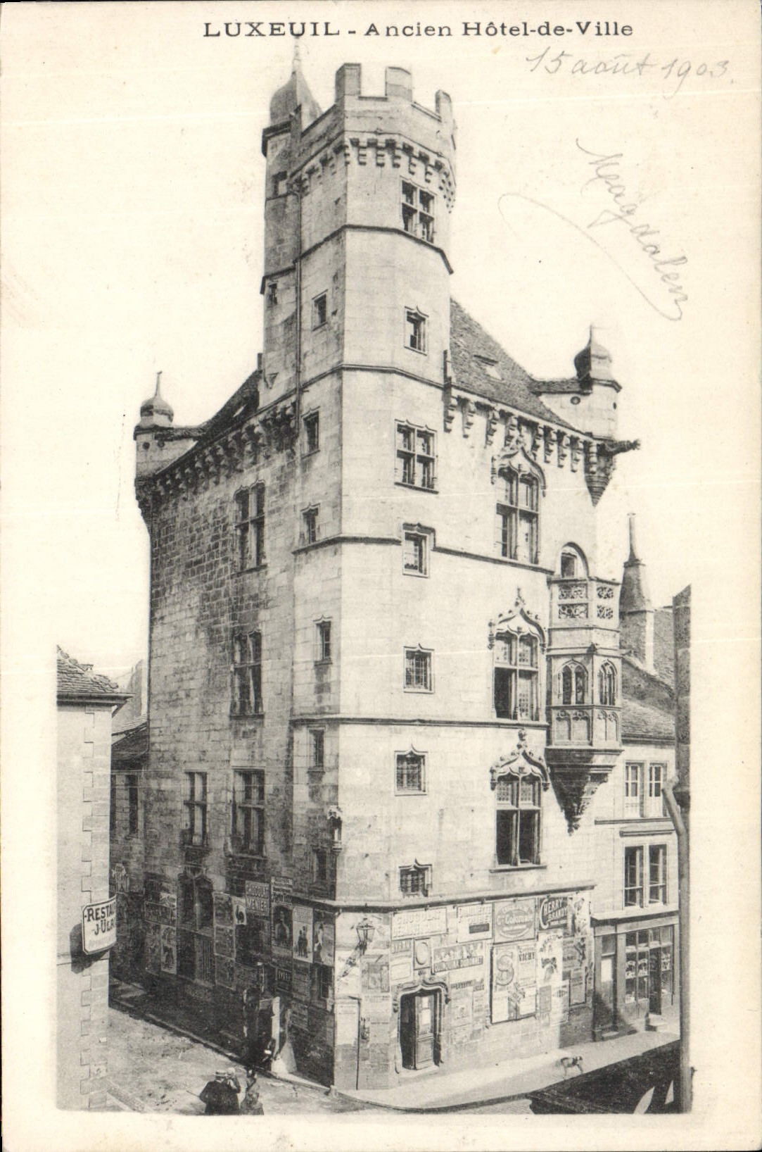 CPA Luxeuil Ancien Hotel de Ville