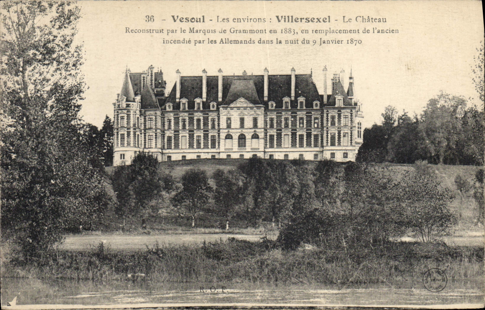 CPA Vesoul Les Environs Villersexel Le Chateau