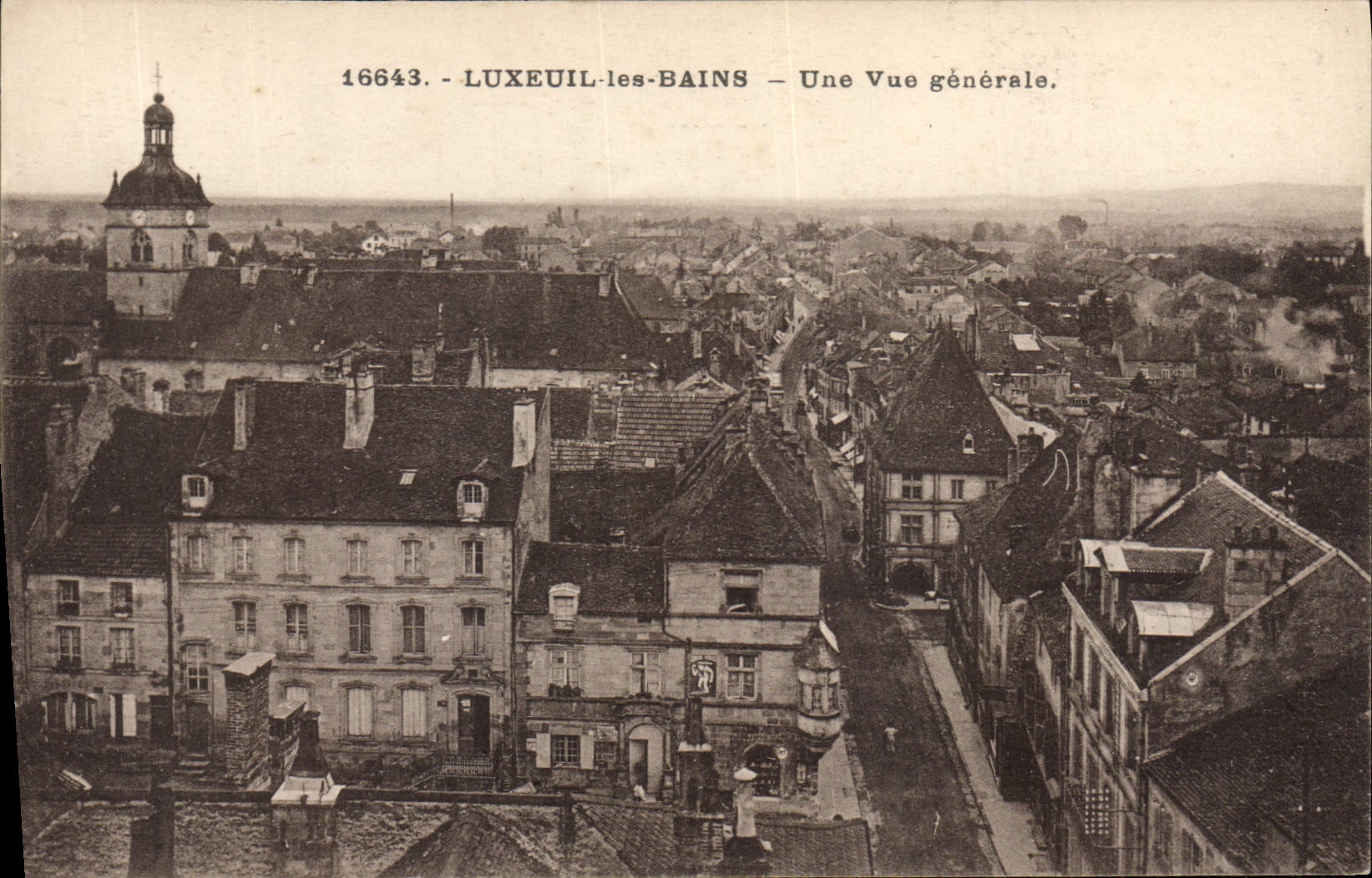 CPA Luxeuil les Bains Une Vue generale 