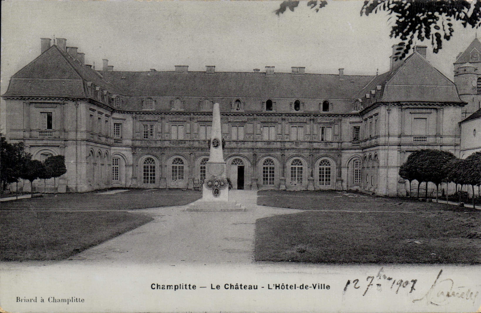 CPA Champlitte Le Chateau L'Hotel de Ville 