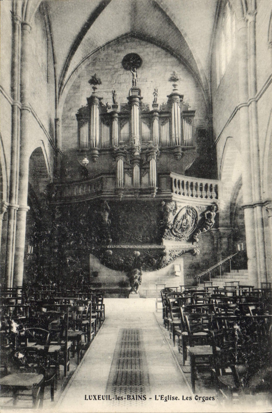 CPA Luxeuil les Bains l'Eglise Les Orgues