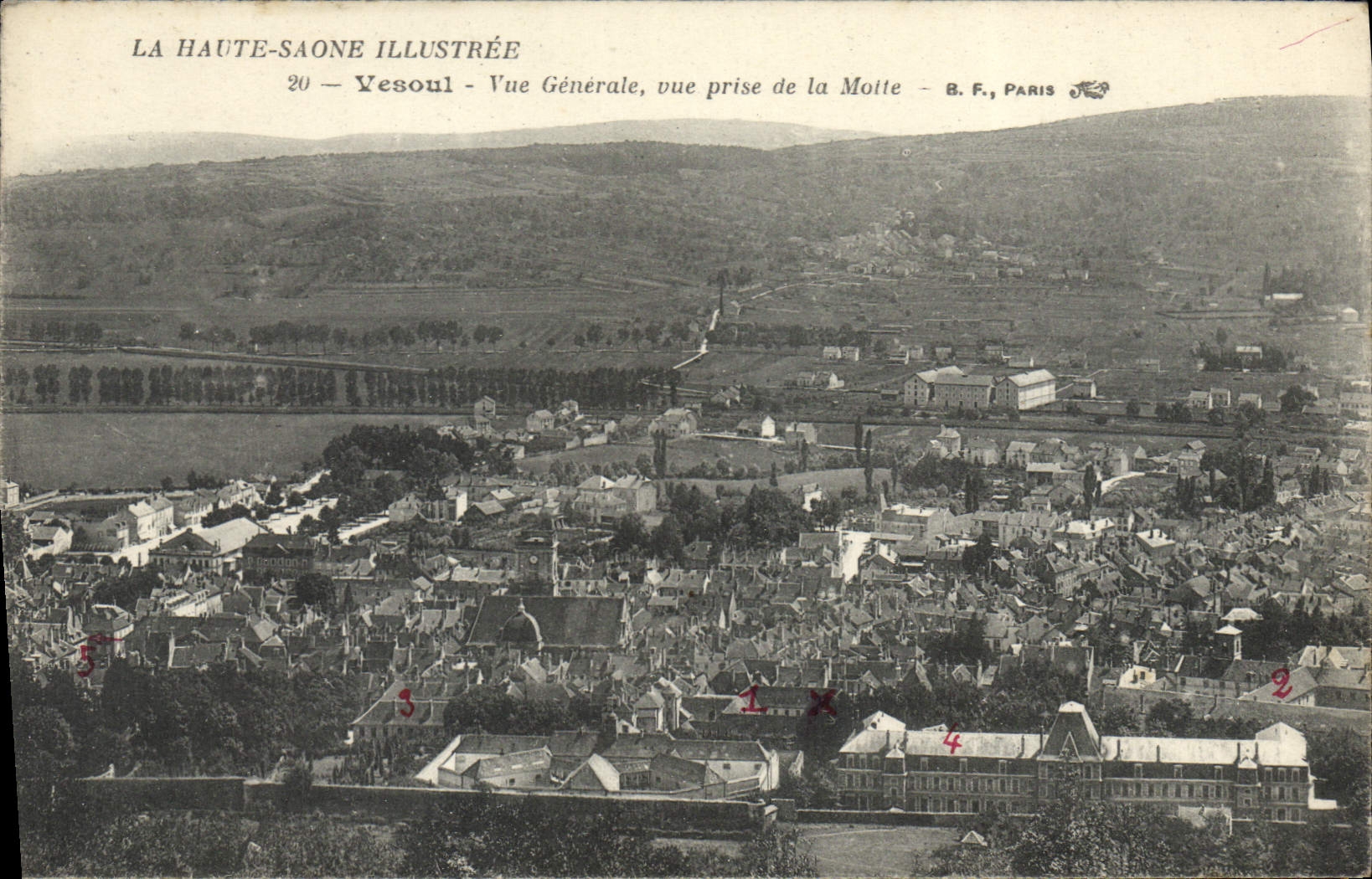 CPA Vesoul Vue Generale vue prise de la Motte