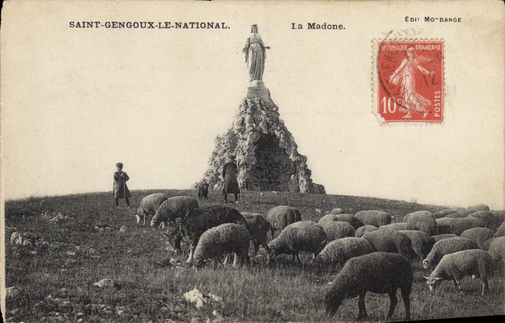 CPA Saint Gengoux Le National 