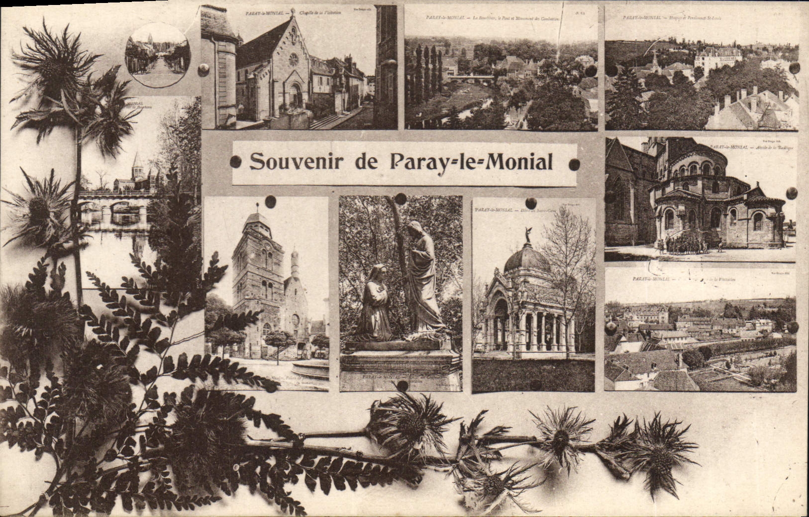 CPA Souvenir de Paray le Monial 