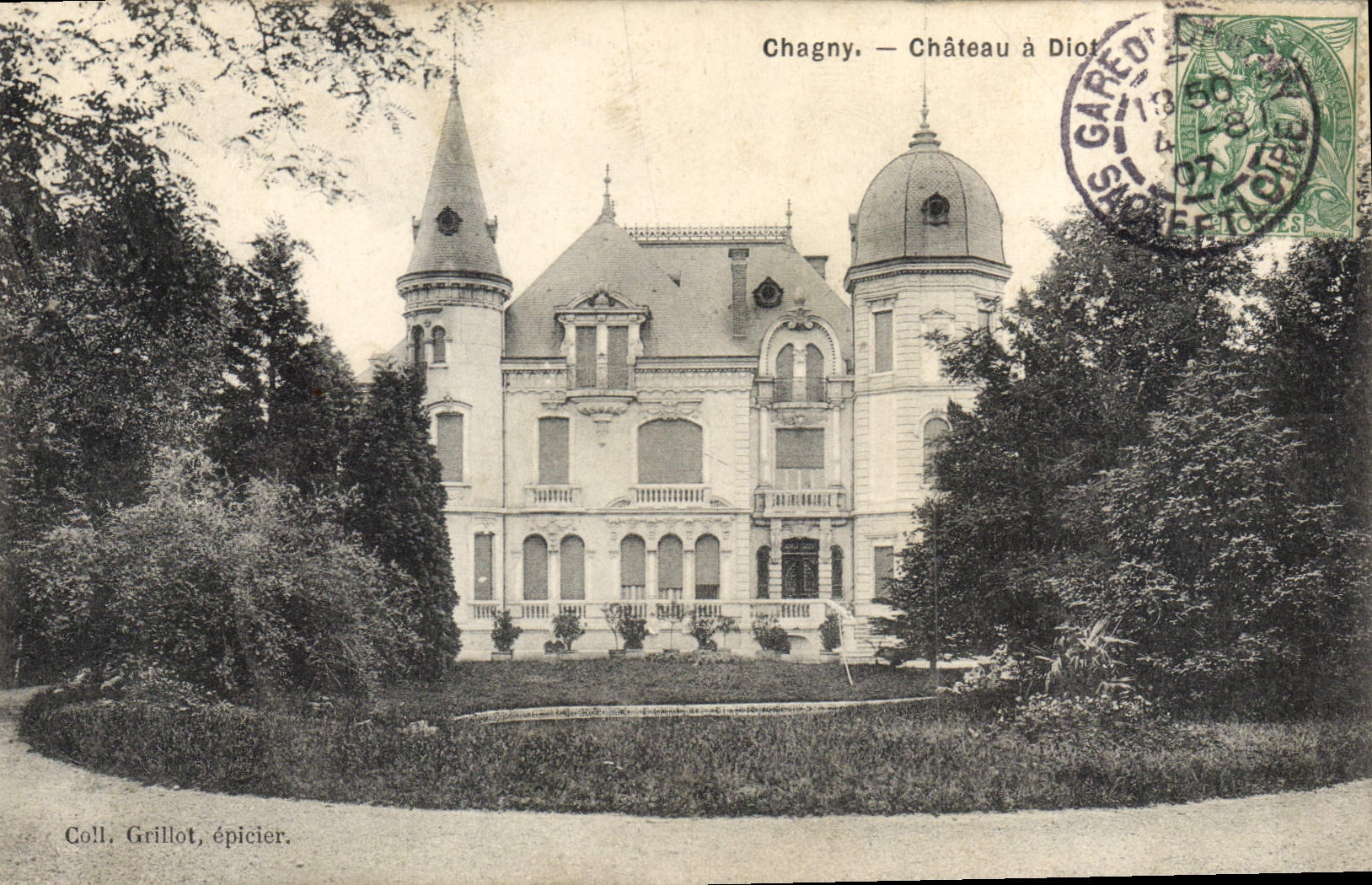 CPA Chagny Chateau a Diot 