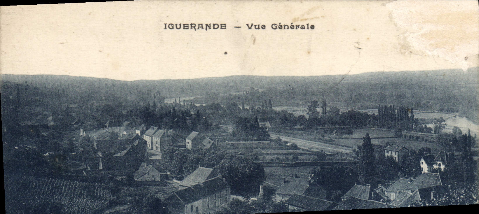 CPA Iguerande Vue Generale 