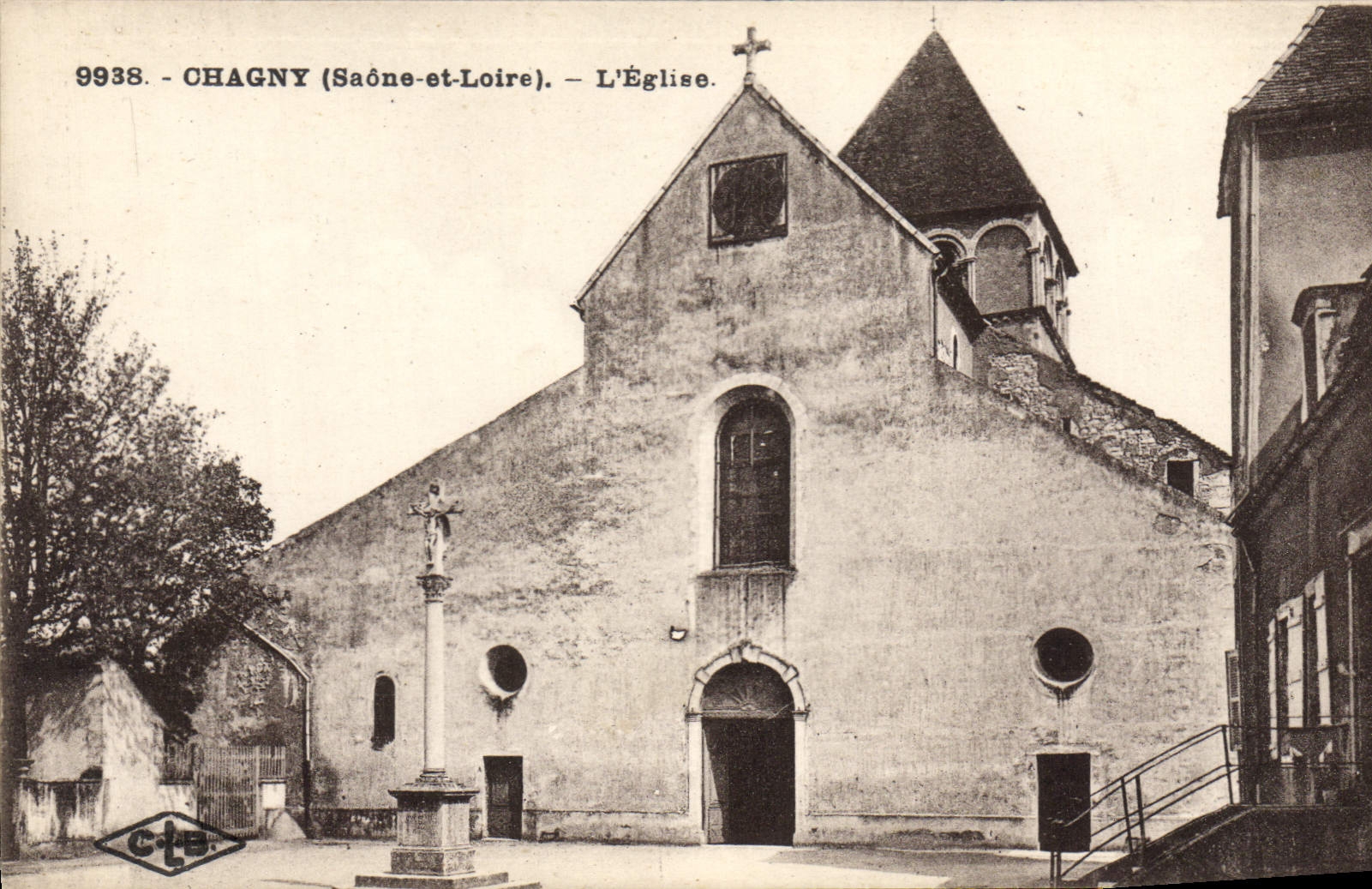 CPA Chagny Saone et Loire L'Eglise